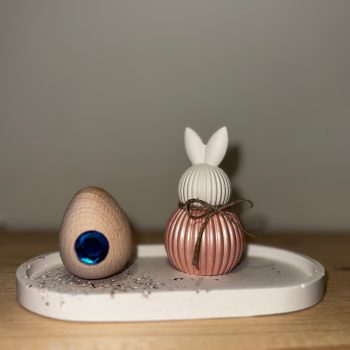 illaolla - Fa tojás kristállyal - kék